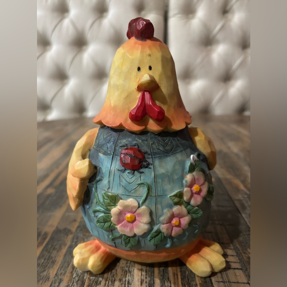Chunky Chicken figurine Vintage
